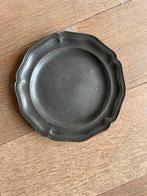 Tinnen schaaltje diameter 18 cm, Antiek en Kunst, Antiek | Tin, Ophalen of Verzenden