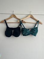 Victoria's Secret Pink 2x beha bh maat 75D 75 D zwart blauw, Victoria’s secret, Verzenden, Zwart, BH