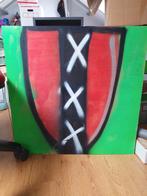 Graffiti schilderij Ajax, Ophalen, Gebruikt, 50 tot 75 cm, Schilderij