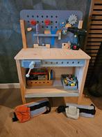 Little Dutch houten kinder werkbank speelgoed compleet, Ophalen, Zo goed als nieuw, Meubelstuk of Keukentje