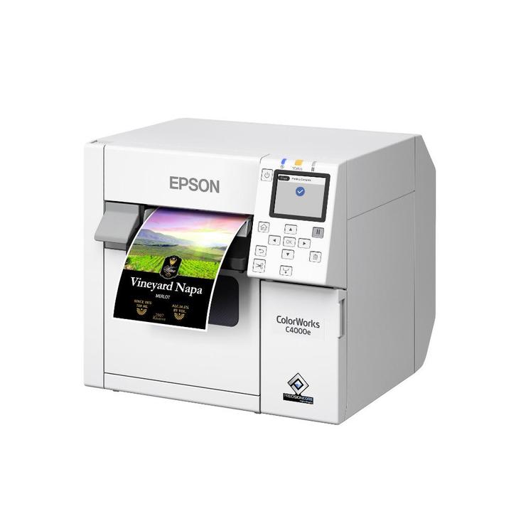 Epson ColorWorks C4000 CW-C4000e (bk) C31CK03102BK, Computers en Software, Labelprinters, Nieuw, Etiket, Tape-label, Verzenden