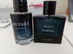 Dior Sauvage & Bleu de Chanel - Eau de Parfum LEEG!, Sieraden, Tassen en Uiterlijk, Uiterlijk | Parfum, Ophalen of Verzenden, Gebruikt
