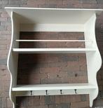 Landelijk wandrek. Gebroken wit met 4 haakjes, Huis en Inrichting, Woonaccessoires | Wandplanken en Boekenplanken, Ophalen, Zo goed als nieuw