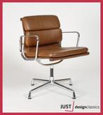 Vitra Eames ea 208 Cognac Leder Chroom (voorraad:4), Zo goed als nieuw