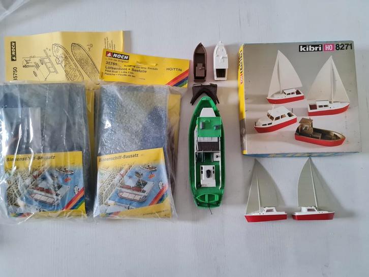 7 kibri + Noch boten, Hobby en Vrije tijd, Modeltreinen | H0, Gebruikt, Gelijkstroom of Wisselstroom, Ophalen of Verzenden