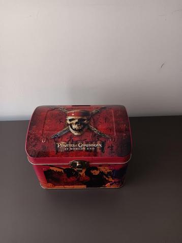 Pirates of the Caribbean  Metalen Blik / Spaarblik beschikbaar voor biedingen
