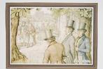 Hoeden parade II - Anton Pieck, Verzamelen, Foto's en Prenten, Verzenden, Zo goed als nieuw, Prent