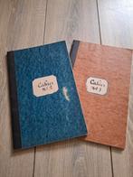 2 oude Franse originele handgeschreven kasboeken, Ophalen of Verzenden