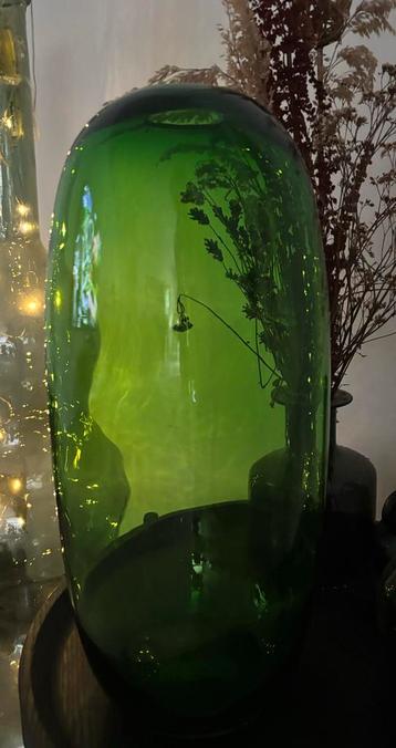 Ikea Stockholm Maria Vinka Groene Glazen Vaas beschikbaar voor biedingen