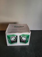 Heineken speakers in de vorm van een bierkrat nieuw, Ophalen of Verzenden, Zo goed als nieuw, Overige typen, Heineken