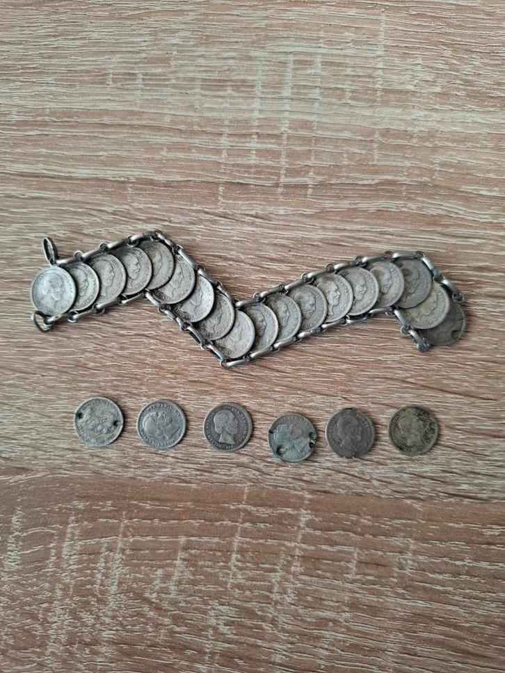 Beleggerslot diverse zilveren munten. Zie laatste foto., Postzegels en Munten, Munten | Nederland, Setje, Overige waardes, Zilver