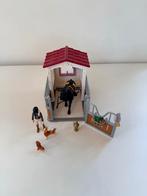 Schleich Paardenstal met Figuren, Ophalen of Verzenden, Gebruikt