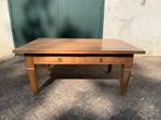 Teak houten salontafel | karakter, Ophalen, Gebruikt, 50 tot 100 cm, 100 tot 150 cm