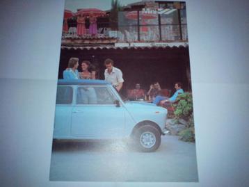 Austin Rover Mini brochure/folder BL British Leyland 1980 beschikbaar voor biedingen