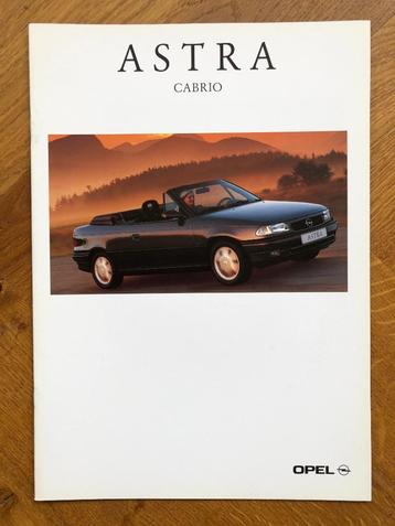 Opel Astra Cabrio folder 1994 beschikbaar voor biedingen