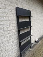 Te koop een rek voor folders, foto's of plantjes kleur zwart, Huis en Inrichting, Ophalen, Gebruikt, 25 tot 75 discs, Hout