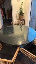 Ronde glasplaat / glazen plaat 120 centimeter, Doe-het-zelf en Verbouw, Glas en Ramen, Ophalen, Zo goed als nieuw, Glasplaat, 120 tot 160 cm