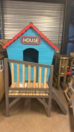 Speelhuisje met veranda, Kinderen en Baby's, Speelgoed | Buiten | Speelhuisjes, Ophalen of Verzenden, Nieuw, Hout