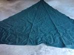 Schaduwdoek driehoek groen 5 x 5 x 5, Tuin en Terras, Schaduwdoeken, Ophalen of Verzenden, Zo goed als nieuw