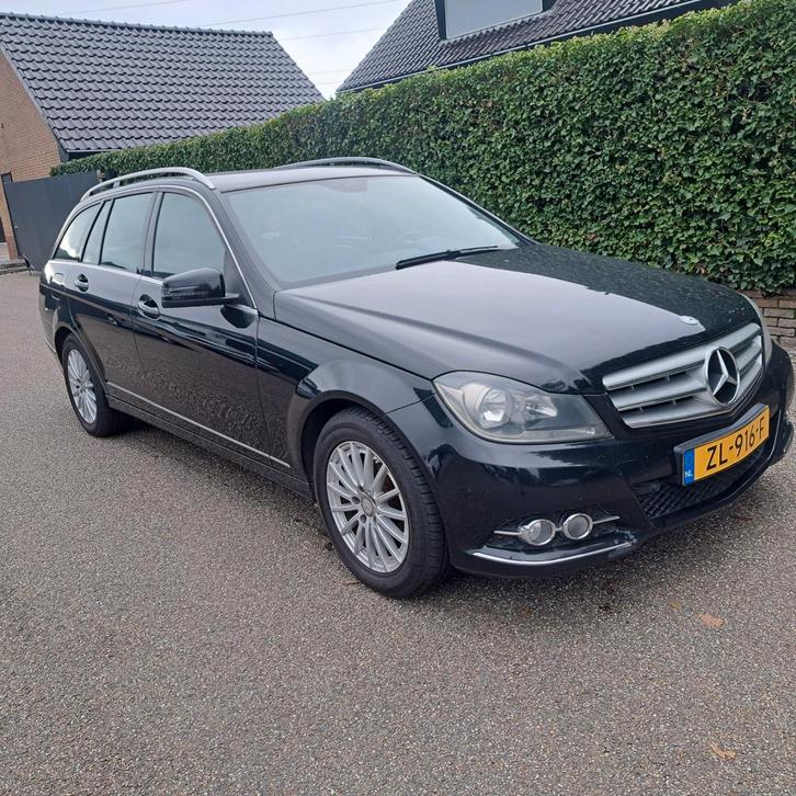 Mercedes-Benz C-Klasse C220cdi BE Estate Aut7 2014 Zwart, Auto's, Mercedes-Benz, Particulier, C-Klasse, ABS, Airbags, Airconditioning