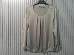 Leuke champagne kleur blouson, Kleding | Dames, Blouses en Tunieken, Ophalen of Verzenden, Zo goed als nieuw, Maat 38/40 (M), Beige