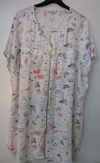 lange vrolijke zomerblouse korte mouw M&S mode maat 46, Kleding | Dames, Grote Maten, M&S mode, Ophalen of Verzenden, Wit, Blouse of Tuniek