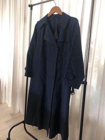 Donkerblauwe Dames Mantel - Maat 44 beschikbaar voor biedingen