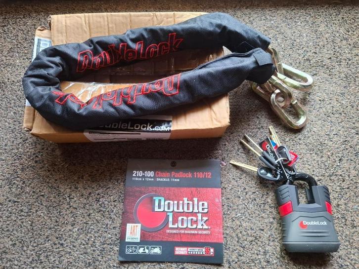 DoubleLock Kettingslot Padlock 110/12 ART-4 SCM, Motoren, Accessoires | Sloten, Nieuw, Ophalen