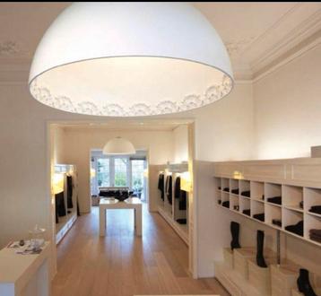 Kunstlicht Design Cup Hanglamp koepellamp glans wit 80cm beschikbaar voor biedingen