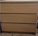 Ikea, MALM Chest of 3 drawers 80x78x48, Huis en Inrichting, Kasten | Ladekasten, Ophalen, 50 tot 100 cm, Zo goed als nieuw, 3 of 4 laden