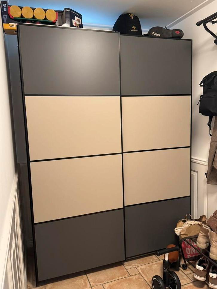 Ikea pax schuifdeur frame+panelen, Huis en Inrichting, Kasten | Schoenenkasten, Zo goed als nieuw, Ophalen of Verzenden