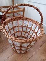 Stevige Grote rieten mand, Rechthoekig, Riet