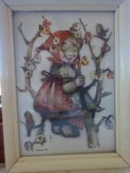 Hummel prenten met Vintage lijstje"", Ophalen of Verzenden