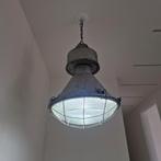 Vintage hanglamp, fabriekslamp, Huis en Inrichting, Lampen | Hanglampen, Gebruikt, Ophalen of Verzenden