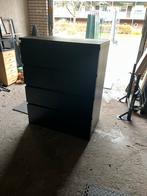 MALM Kast Zwart IKEA - 4 Lades, Huis en Inrichting, Kasten | Kledingkasten, Ophalen, Overige materialen, Gebruikt, 100 tot 150 cm