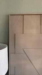 Schilderij/wandpaneel / reliëf kunstwerk – beige tinten, Ophalen of Verzenden