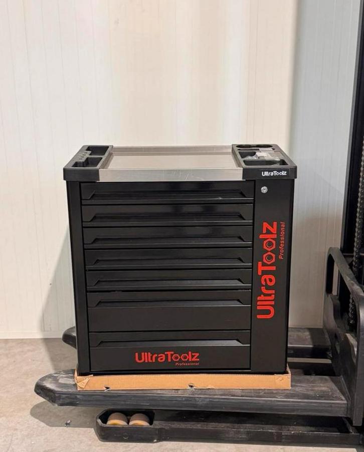 Ultratoolz gereedschapswagen 419 delig(gereedschap,kist,kar), Doe-het-zelf en Verbouw, Gereedschapskisten, Zo goed als nieuw, Gevuld