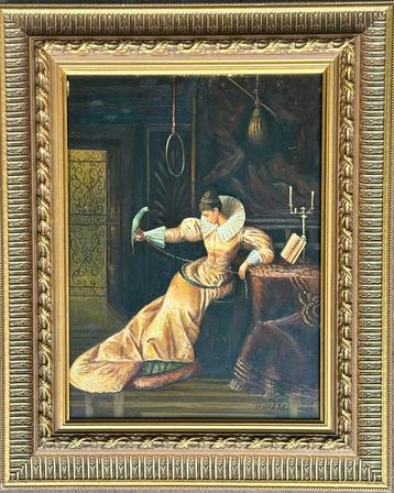 D. Goetz Dame met Gouddraad vogel 1853 beschikbaar voor biedingen
