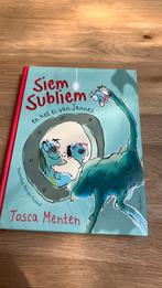Tosca Menten - Siem Subliem en het ei van Jannes, Ophalen of Verzenden, Zo goed als nieuw, Tosca Menten