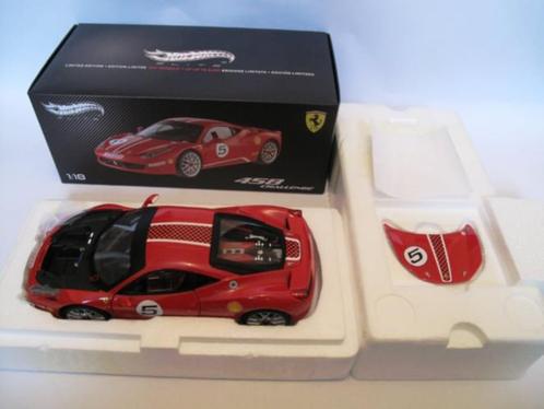 Ferrari 458 Challenge 1/18 Elite reference X5486, Hobby en Vrije tijd, Modelauto's | 1:18, Nieuw, Auto, Hot Wheels, Verzenden