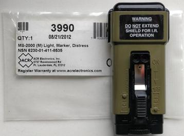 MS-2000 noodsignaalflitslamp van ACR Electronics Ltd.
