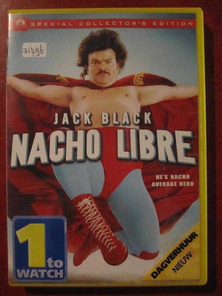 Nacho Libre (2006), Cd's en Dvd's, Dvd's | Komedie, Zo goed als nieuw, Overige genres, Vanaf 6 jaar, Ophalen of Verzenden