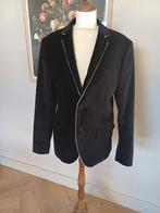 Zwarte colbert van Kiomi met witte Bies - Maat 46, Ophalen of Verzenden, Zo goed als nieuw, Zwart