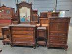 Commode,2 nachtkastjes, secretair, Ophalen, Gebruikt, Hout, 70 cm of meer