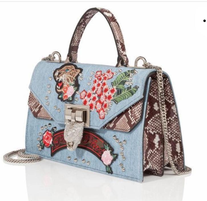 Philipp Plein Sara Schoudertas Limited Edition, Sieraden, Tassen en Uiterlijk, Tassen | Damestassen, Zo goed als nieuw, Schoudertasje