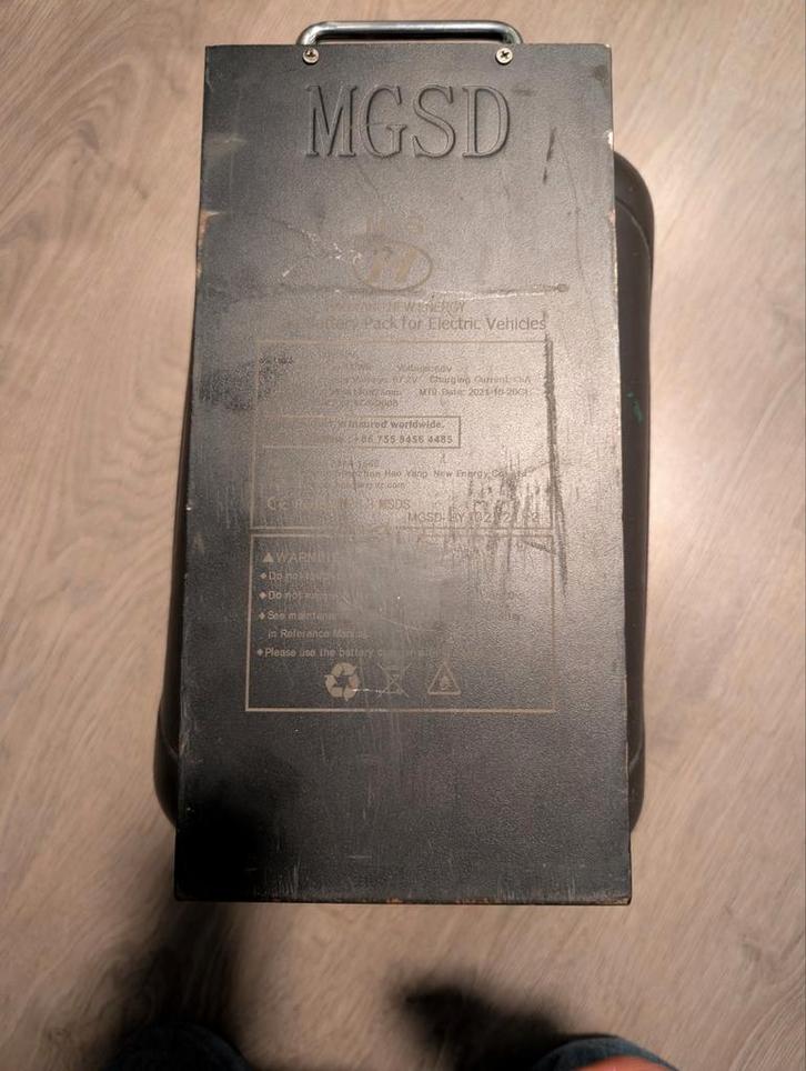 Accu 60V 20Ah (1200Wh) voor Elektrische Scooter / Fatbike, Fietsen en Brommers, Fietsaccessoires | Fietsaccu's, Zo goed als nieuw