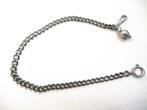 Antieke zilver zakhorloge ketting, gekeurd., Antiek en Kunst, Ophalen of Verzenden, Zilver