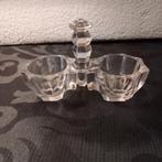 oud glazen peper en zout stel, Antiek en Kunst, Ophalen of Verzenden