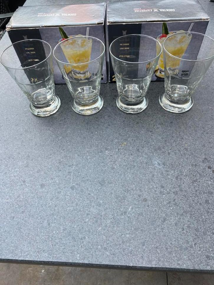 Durobor Cocktail Glazen - Nieuw in Doos!, Huis en Inrichting, Keuken | Servies, Nieuw, Glas of Glazen, Effen, Glas, Ophalen