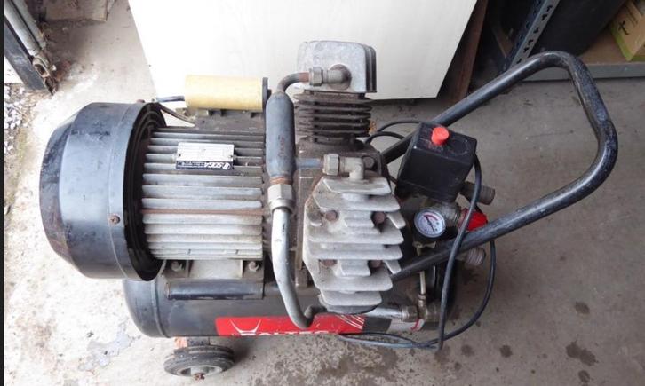 Raltec compressor – deze is al een beetje op leeftijd, Doe-het-zelf en Verbouw, Compressors, Gebruikt, Minder dan 25 liter, Minder dan 200 liter/min